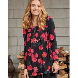 Matilda Jane Winter Blooms Rose Print Top (667)